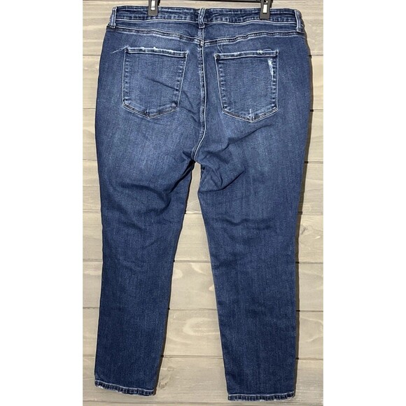 Kut From The Kloth Jeans Womens 18W Straight  Leg Ankle Cropped Reese - Picture 4 of 8